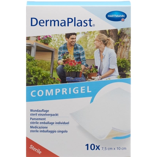 Dermaplast Compress Gel 7.5x10cm Steril 10 Stück buy online