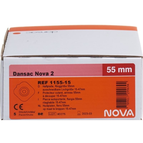 Dansac Nova 2 Basisplatten 55mm 15-47mm 5 Stück buy online