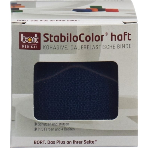 Bort Stabilo Color bandage 6cmx5m cohesive blue buy online