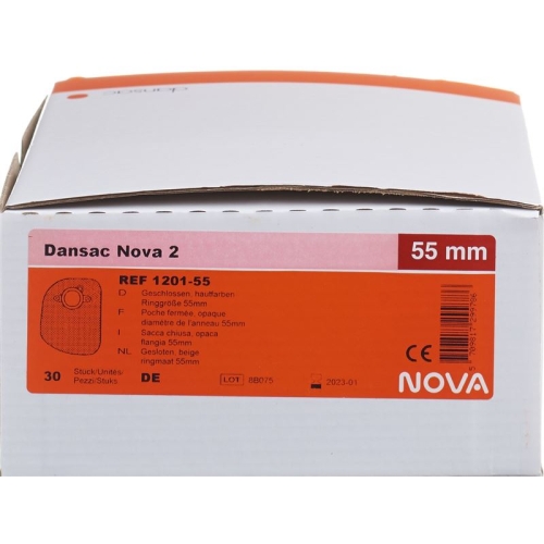 Dansac Nova 2 Colo 55mm Opaque 30 Beutel buy online