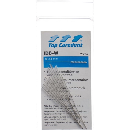 Top Caredent IDB-W Interdentalbürsten Weiss 10 Stück buy online