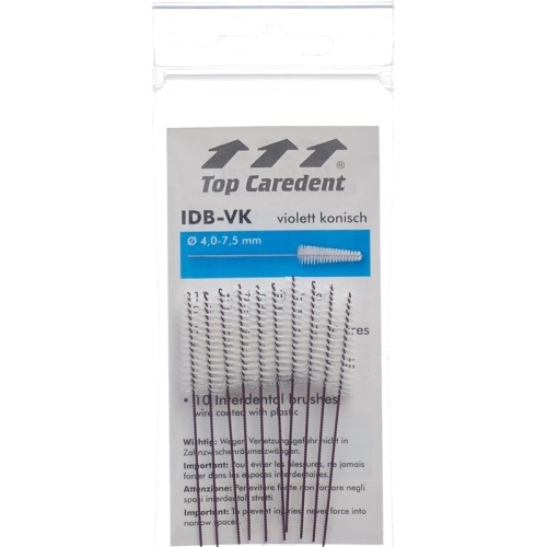 Top Caredent IDB-VK Interdentalbürsten Violet Konisch 10 Stück buy online