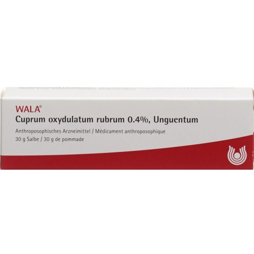 Wala Cuprum Oxydulatum Rubrum Salbe 0.4% Tube 30g buy online