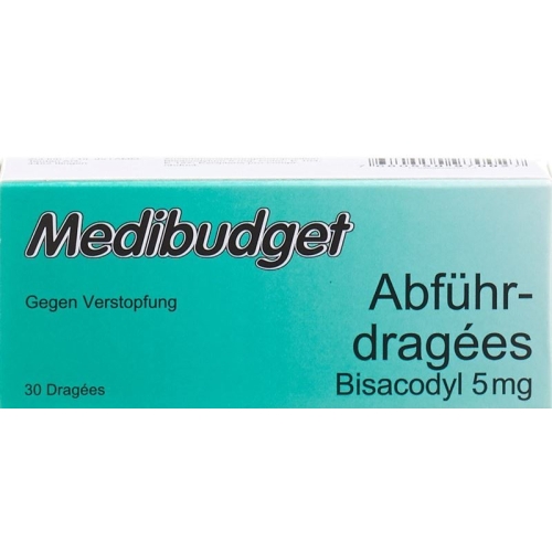 Medibudget Abführdragees Bisacodyl 5mg 30 Stück buy online