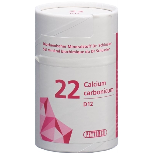 Phytomed Schüssler Nr. 22 Cal Carb Tabletten D 12 100g buy online