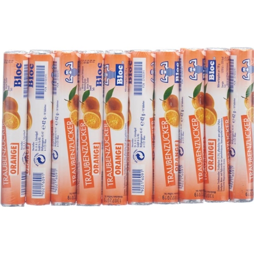 Bloc Traubenzucker Orange 10 Rolle 42g buy online