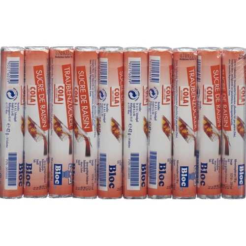 Bloc Traubenzucker Cola 10 Rolle 42g buy online