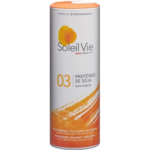 Soleil Vie Soja Eiweiss Pulver Dose 300g buy online