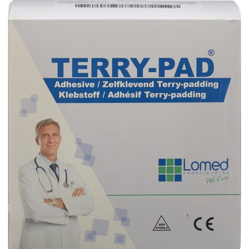 Lomed Terry Pad 8cmx4mx2mm Weiss Selbstkleb Rolle buy online