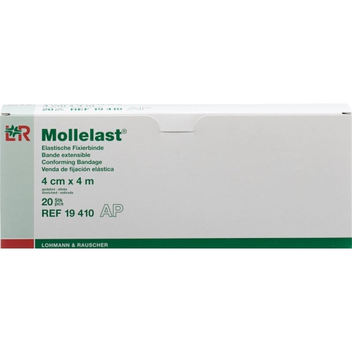 Mollelast Elastische Fixierbinde 4cmx4m Weiss 20 Stück buy online