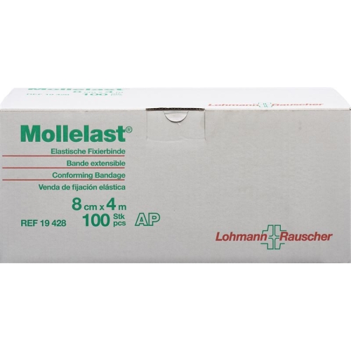 Mollelast Elastische Fixierbinde 8cmx4m Weiss 100 Stück buy online