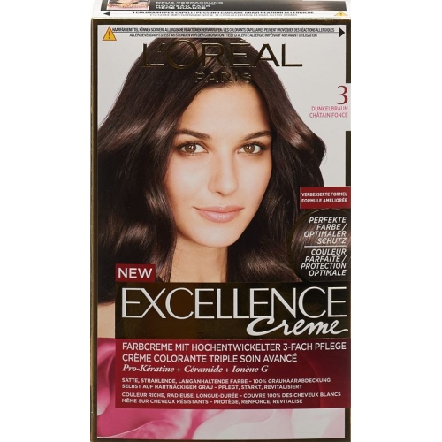 Excellence Cream Triple Prot 3 Dark Brown buy online