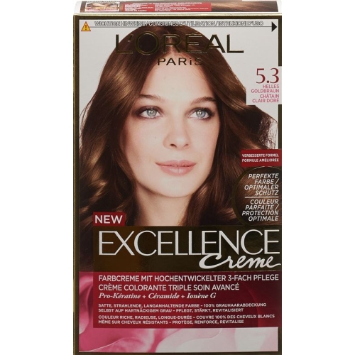 Excellence Creme Triple Prot 5.3 Light Golden Brown buy online