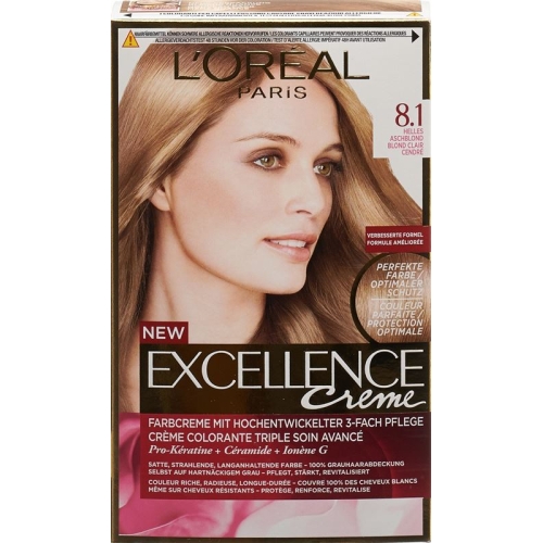 Excellence Creme Triple Prot 8.1 Light Ash Blonde buy online