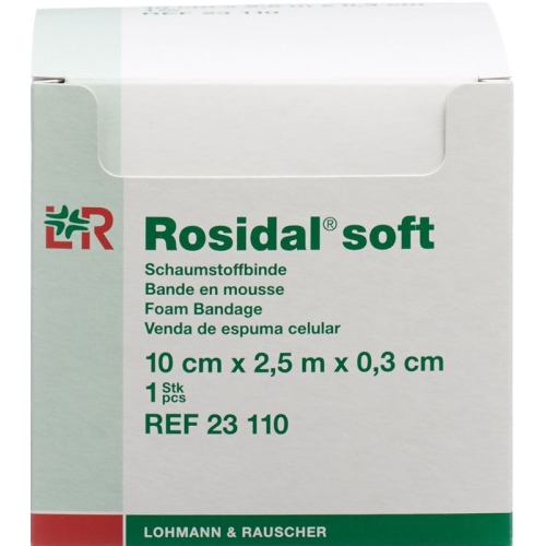 Rosidal Soft foam bandage 2.5mx10cmx0.3cm buy online