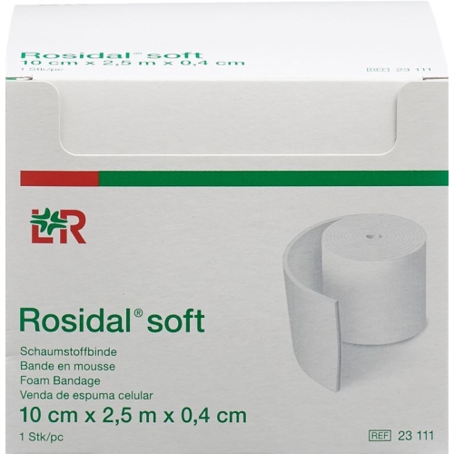 Rosidal Soft foam bandage 2.5mx10cmx0.4cm buy online