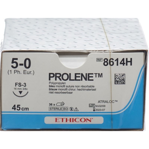 Prolene 45cm Blau 5-0 Fs-3 36 Stück buy online