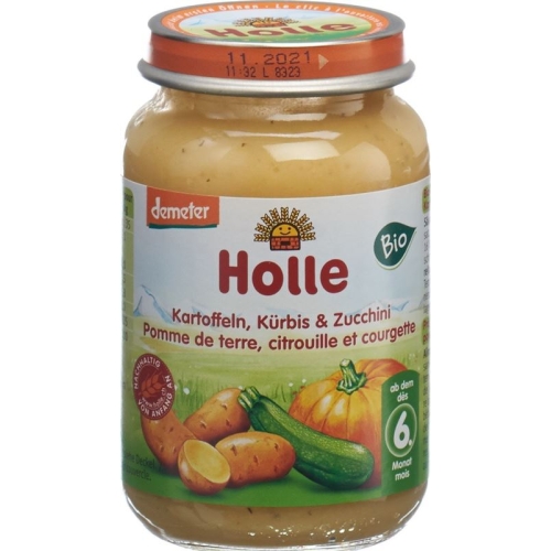 Holle Courgette, Pumpkin, Potatoes from the 4th month Organic 190g buy online