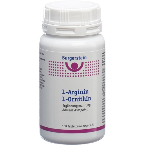 Burgerstein L-Arginin/L-Ornithin tablets 100 pieces buy online