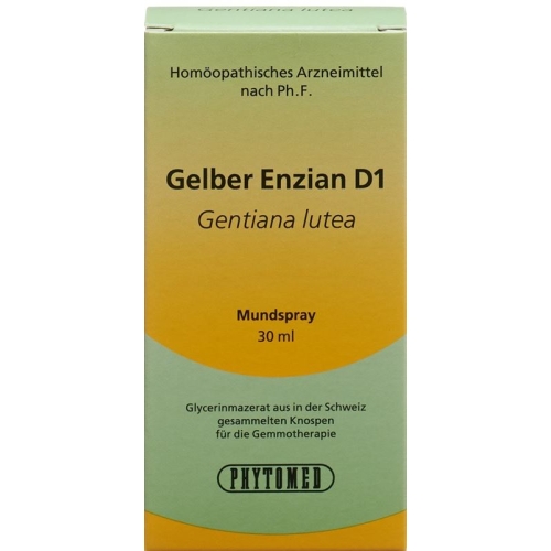 Phytomed Gemmo Gelber Enzian Liquid D 1 30ml buy online