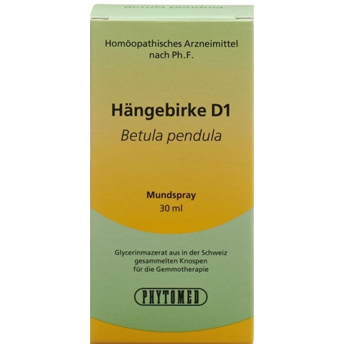 Phytomed Gemmo Haengebirke Liquid D 1 30ml buy online