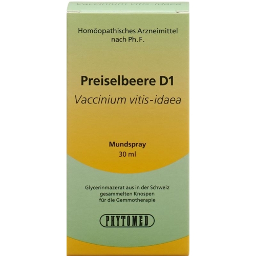 Phytomed Gemmo Preiselbeere Liquid D 1 30ml buy online