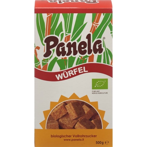 Panela Vollrohrzucker Würfel Bio Karton 500g buy online