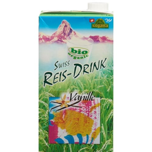 Soyana Swiss Rice Drink Vanille Bio 1L buy online