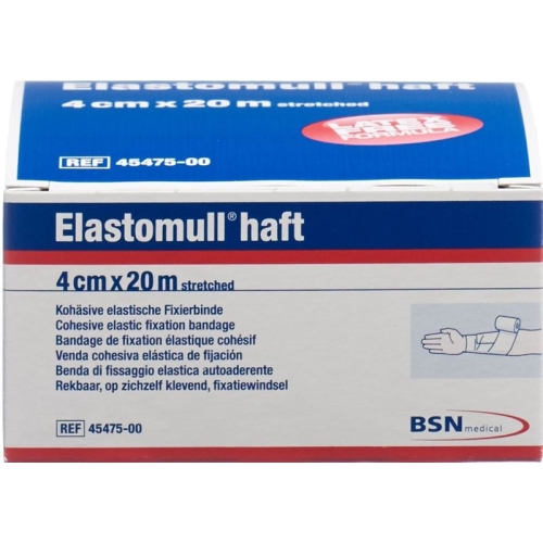 Elastomull Haft Gazebinde Weiss 20mx4cm Rolle buy online