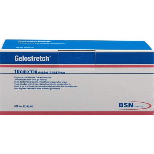 Gelostretch Zinkgelbinde 7mx10cm 10 Stück buy online