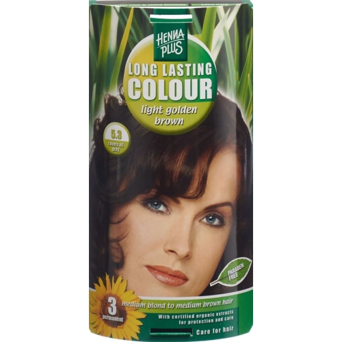 Henna Plus Long Last Color 5.3 Light golden brown buy online