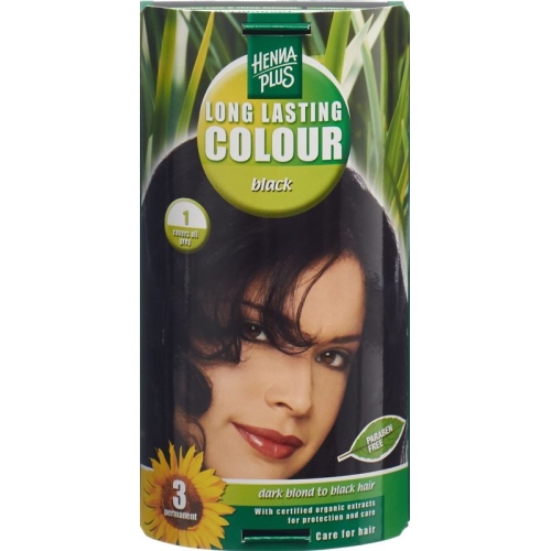 Henna Plus Long Last Color 1 Black buy online