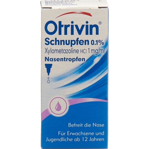 Otrivin Schnupfen Nasentropfen 0.1% 10ml buy online