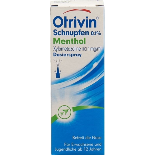 Otrivin Schnupfen Dosierspray 0.1% mit Menthol 10ml buy online