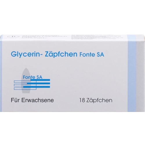 Glycerinzäpfchen Fonte für Erwachsene 18 Stück buy online