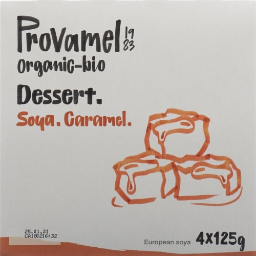 Provamel Bio Soja Dessert Caramel 4x 125g buy online