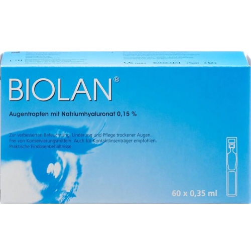 Biolan Augentropfen 60 Monodosis 0.35ml buy online