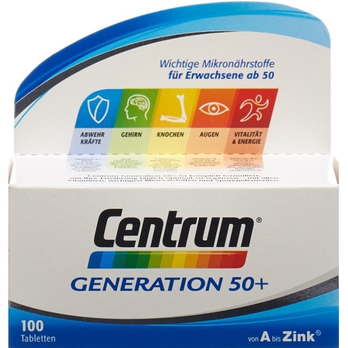 Centrum Generation 50+ von A bis Zink 100 Tabletten buy online