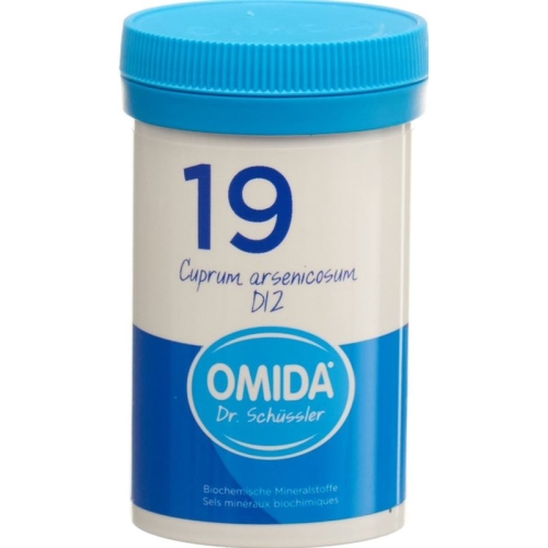 Omida Schüssler Nr. 19 Cuprum Arsenicosum Tabletten D12 100g buy online