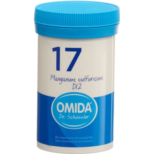 Omida Schüssler Nr. 17 Manganum Sulfuricum Tabletten D12 100g buy online