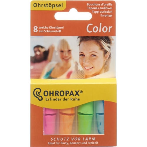 Ohropax Color Hearing protectors made of foam 8 pieces buy online