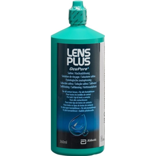 Lens Plus OcuPure Kochsalzlösung 360ml buy online