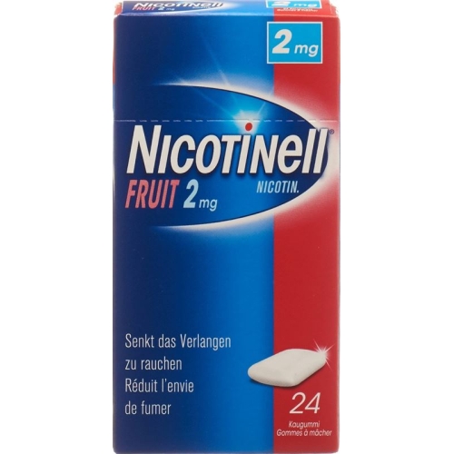 Nicotinell Fruit 2mg 24 Kaugummi buy online