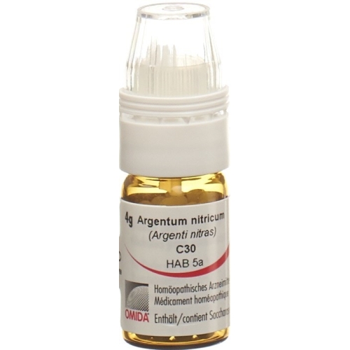 Omida Argentum Nitric Globuli C 30 M Dosierhilfe 4g buy online