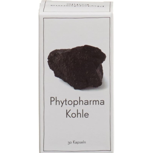 Phytopharma Kohle Kapseln 225mg 30 Stück buy online