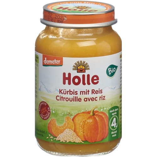 Holle Pumpkin with Rice from the 4th month organic 190g buy online