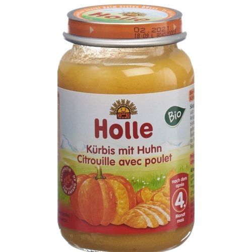 Holle Pumpkin with Chicken from the 4th month Organic 190g buy online