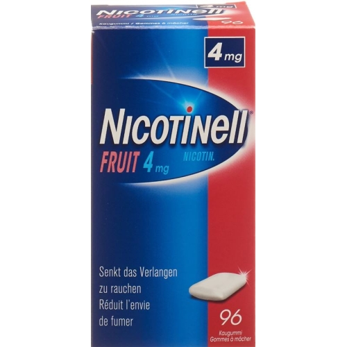 Nicotinell Fruit 4mg 96 Kaugummi buy online