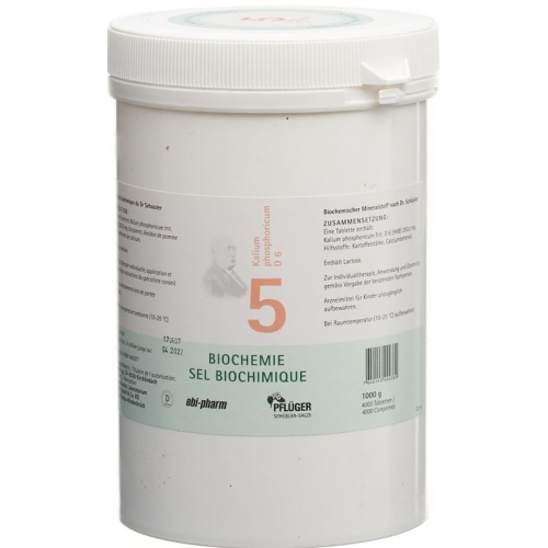 Pflueger Schüssler Nr. 5 Kal Phos Tabletten D 6 1000g buy online