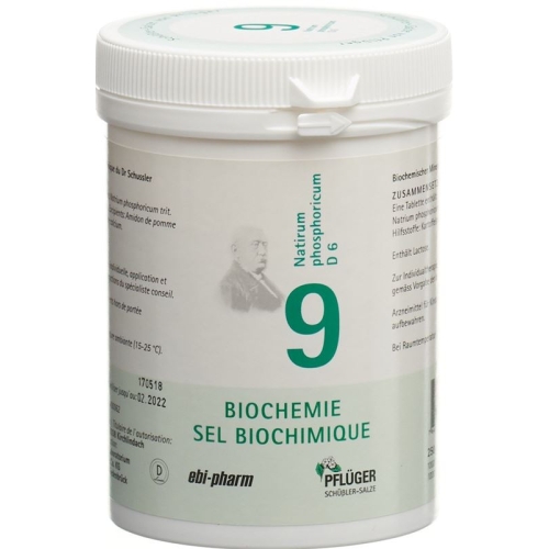 Pflueger Schüssler Nr. 9 Natr Phos Tabletten D 6 250g buy online